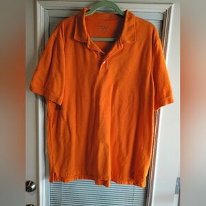 Croft & Barrow XL Vibrant Orange Polo Shirt